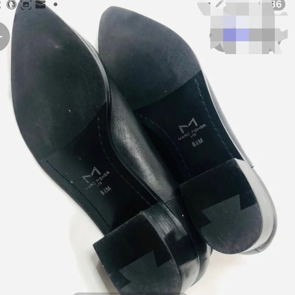 Marc Fisher Black Ankle Booties - Picture 6 of 8